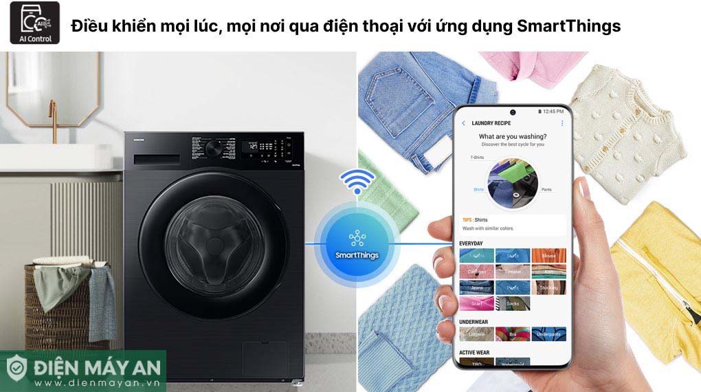 Máy Giặt Samsung Inverter 12 Kg WW12CGC04DABSV